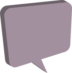 vector illustration of a speech bubble