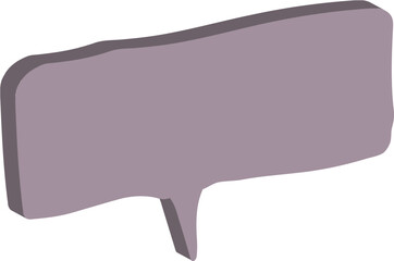 vector illustration of a speech bubble