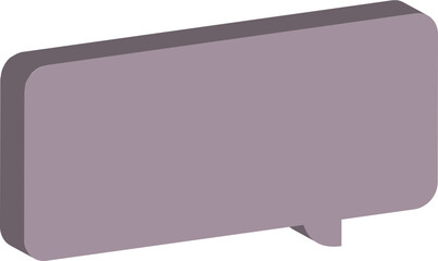 vector illustration of a speech bubble