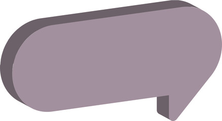 vector illustration of a speech bubble