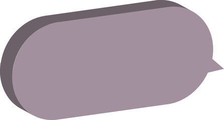 vector illustration of a speech bubble