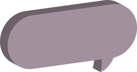 vector illustration of a speech bubble