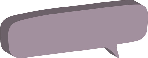 vector illustration of a speech bubble