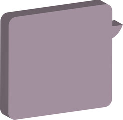 vector illustration of a speech bubble