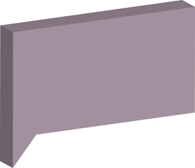 vector illustration of a speech bubble