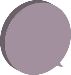 vector illustration of a speech bubble
