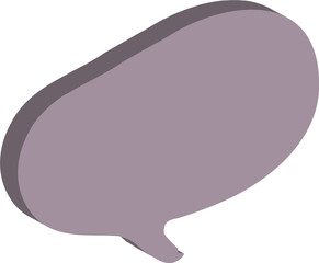 vector illustration of a speech bubble