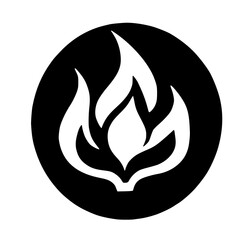 fire illustration, icon element background