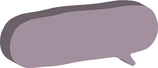 vector illustration of a speech bubble