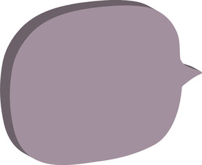 vector illustration of a speech bubble
