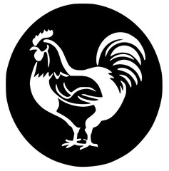 chicken. web icon simple illustration