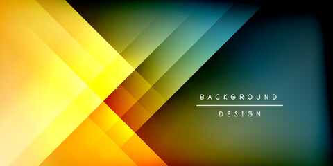Bright lines background. Gradient geometric template wallpaper