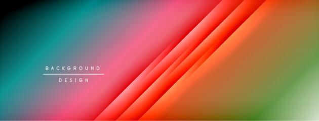 Dynamic shadow lines with gradient colors geometric background
