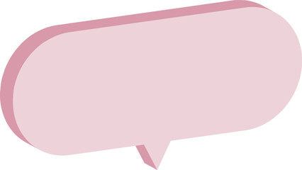 pink bubble speech bubble