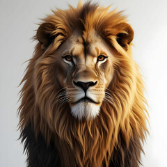 Fototapeta premium Phoenix 10 a majestic male lion with a shaggy golden