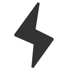 Bold Colorful Memphis Thunderbolt