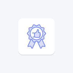 Success Icon duotone line icon, vector, pixel perfect, illustrator file