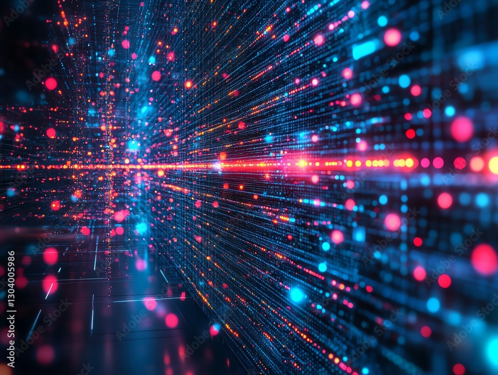 Poster it network security, data encryption shield, glowing digital patterns, secure communication, modern 