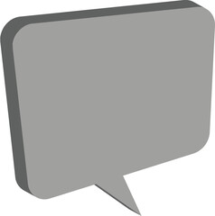 chat icon on metal button