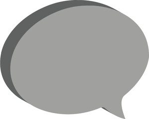 chat icon on metal button