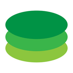 three stacked oval circles memphis