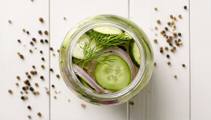 Obraz premium Pickles in the making