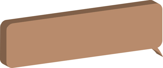 old paper speech bubble