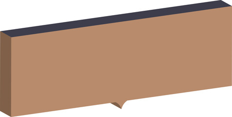 old paper speech bubble