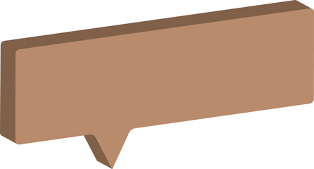 old paper speech bubble