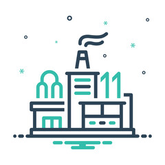 Mix icon for industry