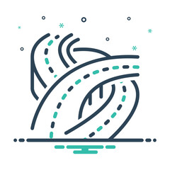 Mix icon for roads