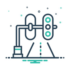 Mix icon for traffic control