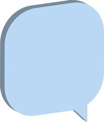 blue speech bubble