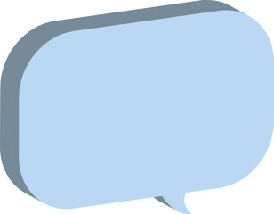 blue speech bubble