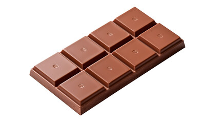Fototapeta premium Chocolate Candy Bar on PNG Transparent Background. Sweet, Dessert, Treat, Snack 