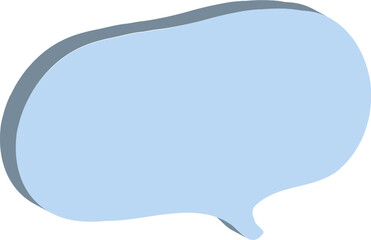 blue speech bubble