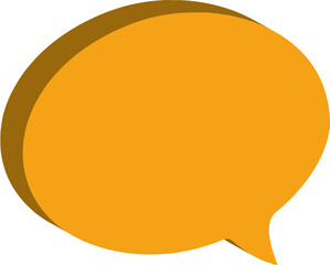 yellow speech bubble