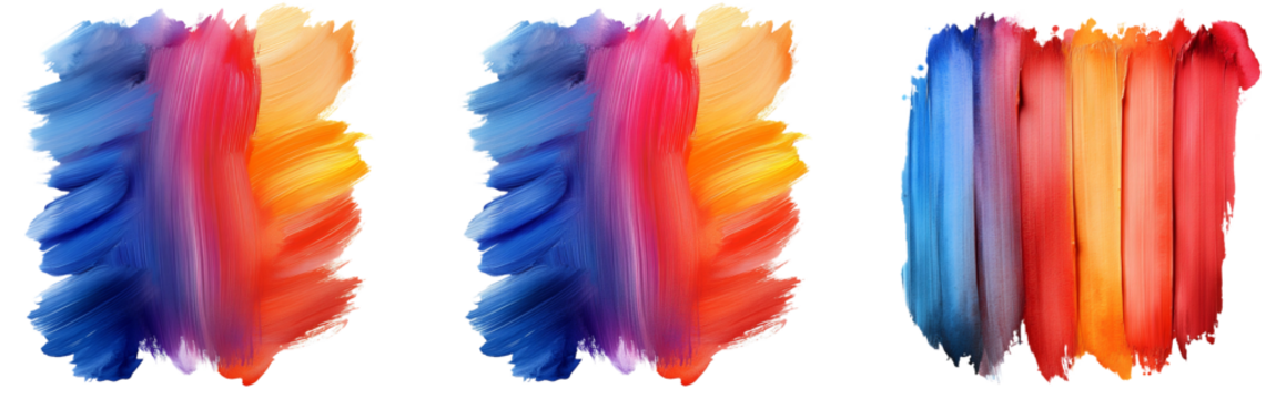 Vibrant Abstract Oil Paint Strokes Colorful Texture Background Artistic Design Elements - Powered by Adobe