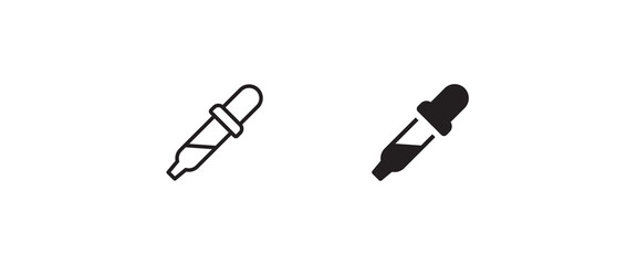 eye drop icon , eyedropper, Eye drops line icon. Nasal drops, medical, contact lenses line icons set, editable stroke isolated on white, linear vector outline illustration, symbol logo design style