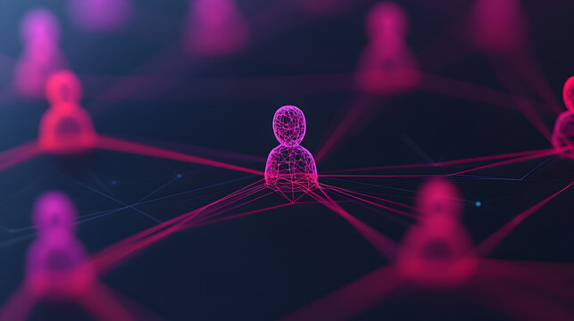Innovative networking event connecting virtual individuals in a digital landscape