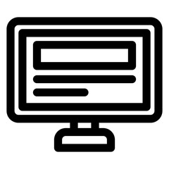 Fototapeta premium Monitor Computer