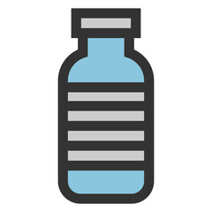 mineral water bottle