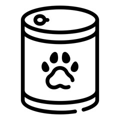 canned food Line Icon