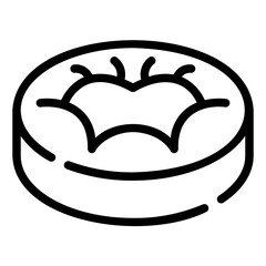 cat bed Line Icon