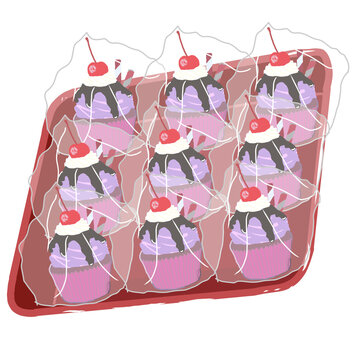 Strawberry and Elderflower Fraisiers dessert