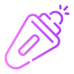 laser pointer Line Gradient Icon