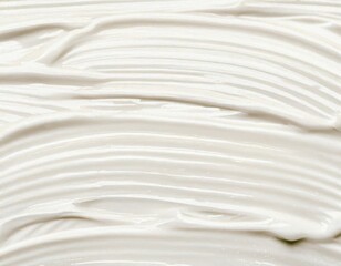 Obraz premium White lotion beauty skincare cream texture cosmetic product background