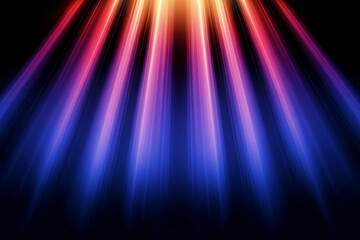 Obraz premium Vibrant blue and red light rays create dynamic background effect