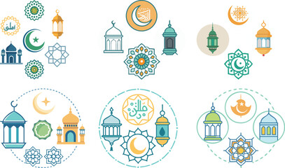 Fototapeta premium A diverse Vector set Illustrator Artwork Design 