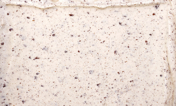 Cookies and Cream Ice Cream Texture.